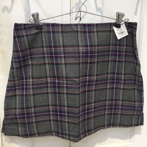 Vintage CharlotteRusse purp/gray schoolgirl skirt!